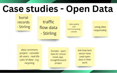 Open Data – Encouraging case studies in Scotland