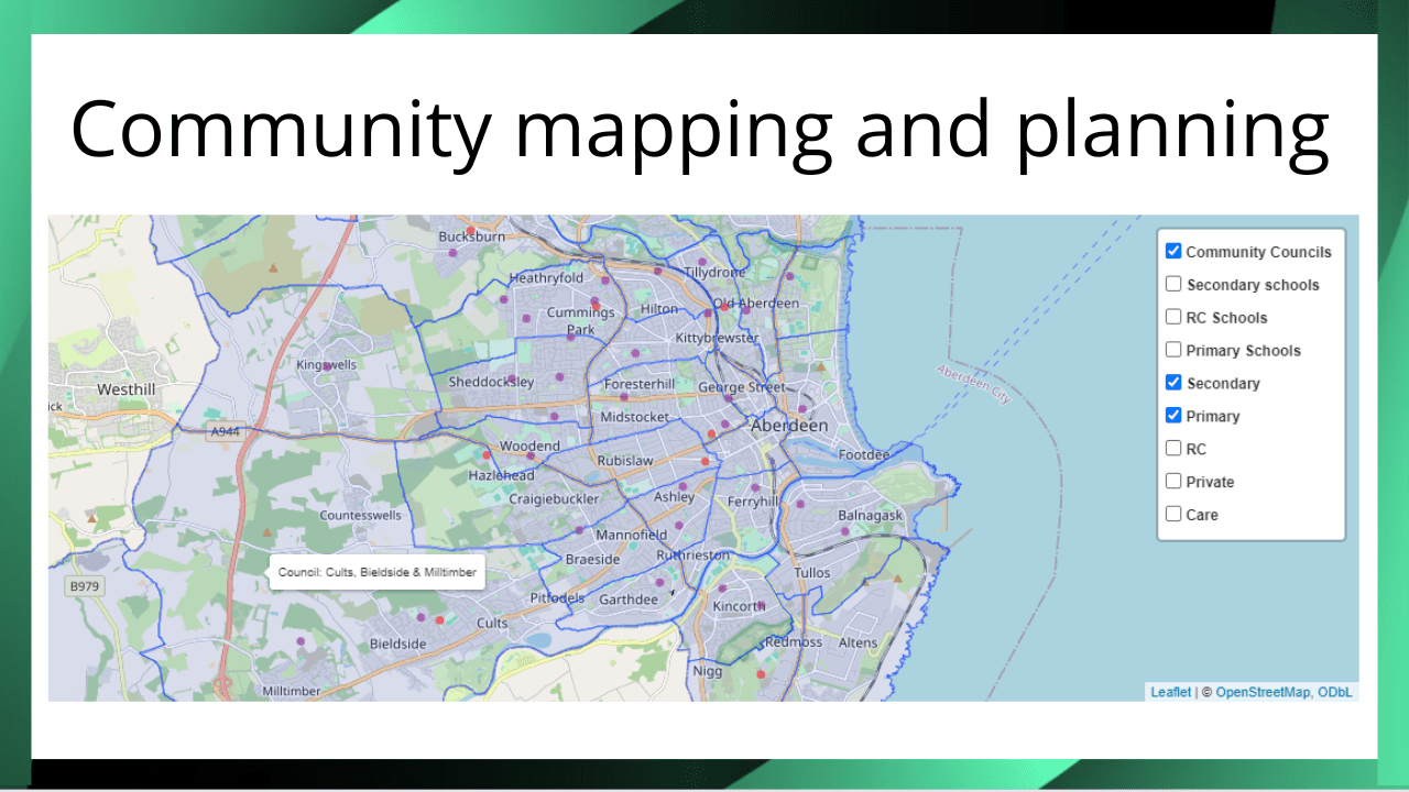 Community mapping and planning case study